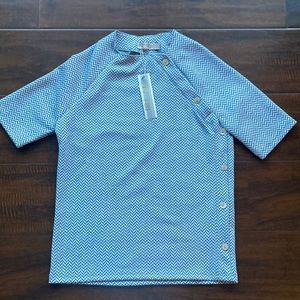 N° 18 Kids Boys Short Sleeve Chevron Shirt